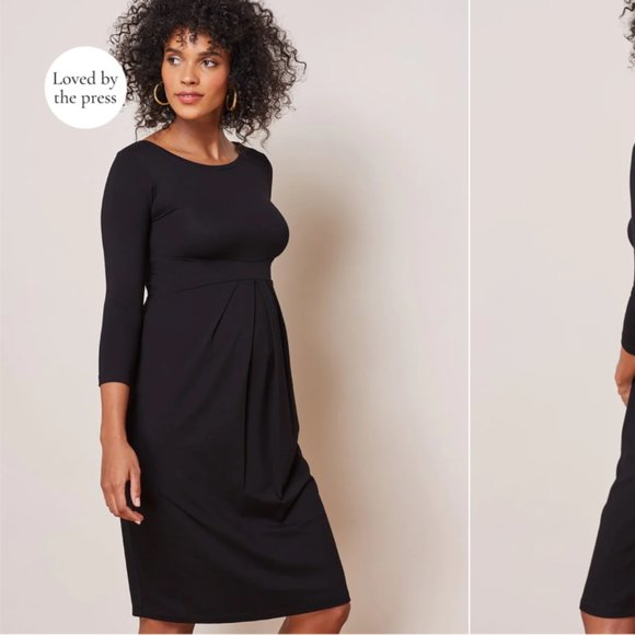 Isabella Oliver Ivybridge Black Dress - Picture 1 of 4